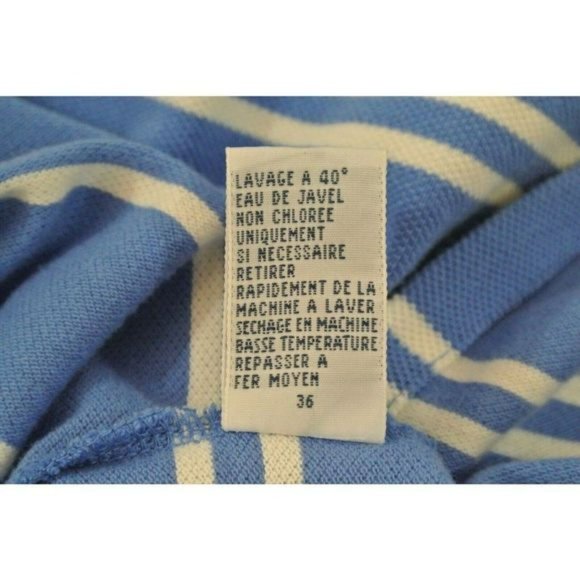 Polo Ralph Lauren Collared Shirt Blue Striped Mens Small  Relaxed Oversize Fit - Picture 10 of 10